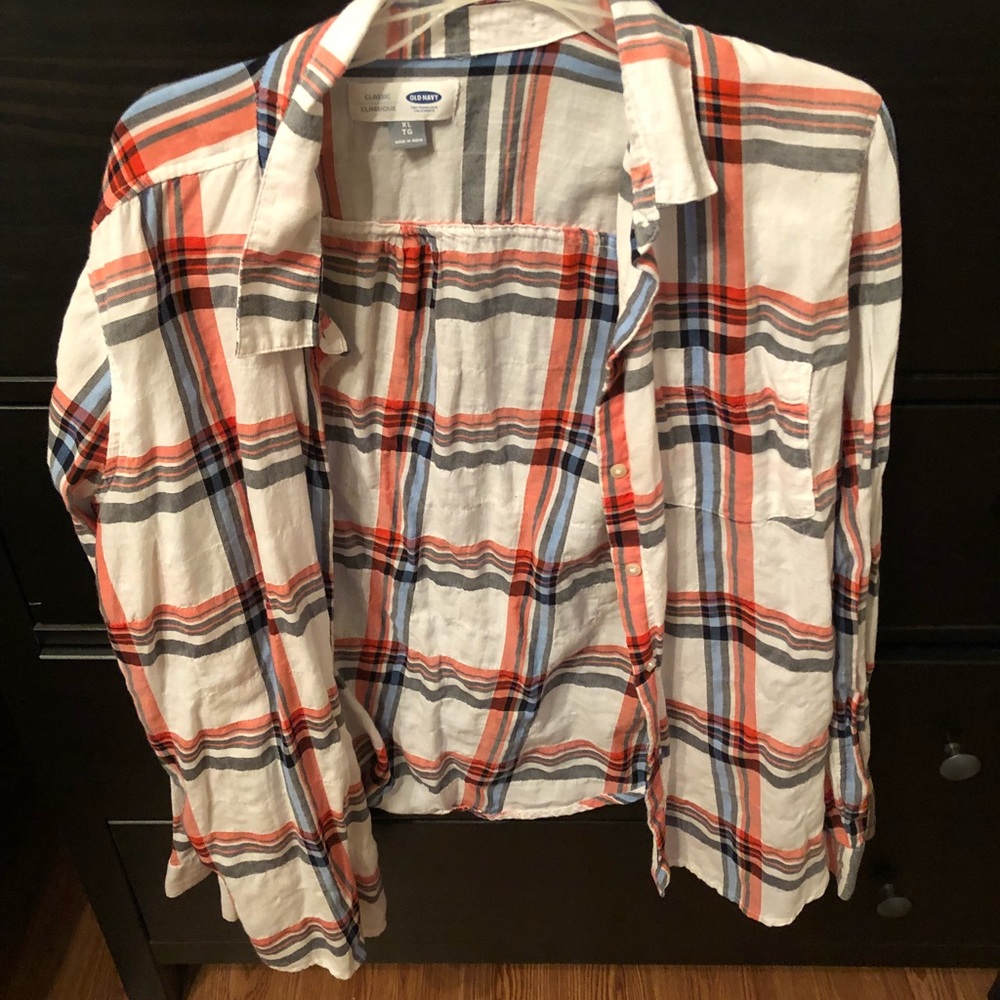 Plaid Old Navy button down